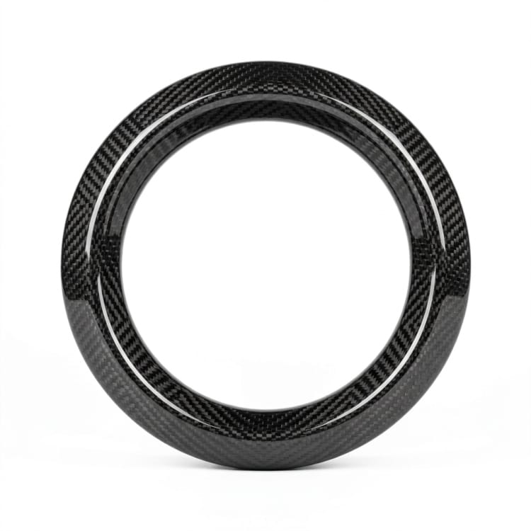 Embellecedor de salida de escape de fibra de carbono