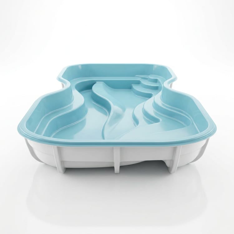 Vaso de piscina de olas